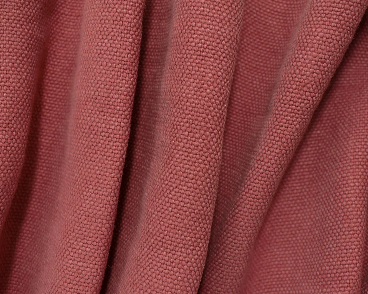 Red Washed Irish Linen Moygashel Slub Solid Canvas Woven Fabric - Image 3