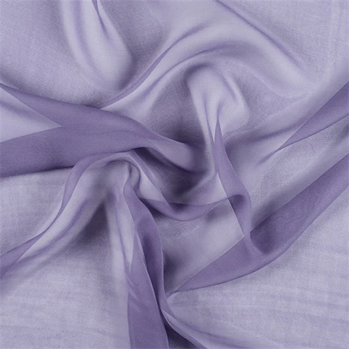 Runway Silks Amethyst Wide Silk Chiffon Fabric - Reorderable