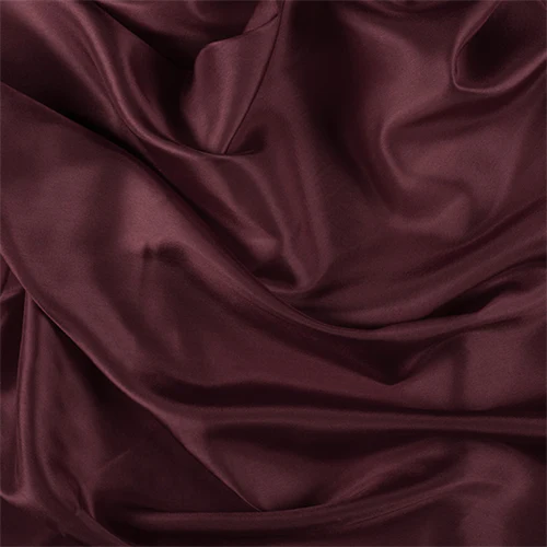 Runway Silks Antique Red Silk Habotai Fabric - Reorderable