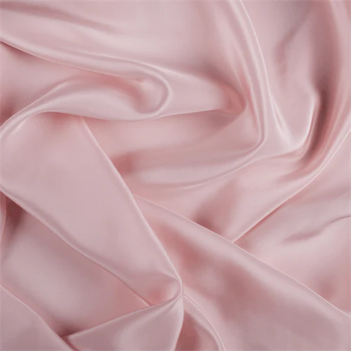 Runway Silks Blush Pink Silk Crepe de Chine Fabric - Reorderable