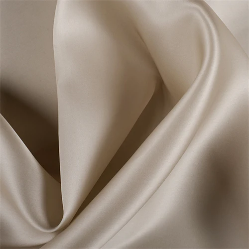 Runway Silks Bronze Silk Satin Organza Fabric - Reorderable