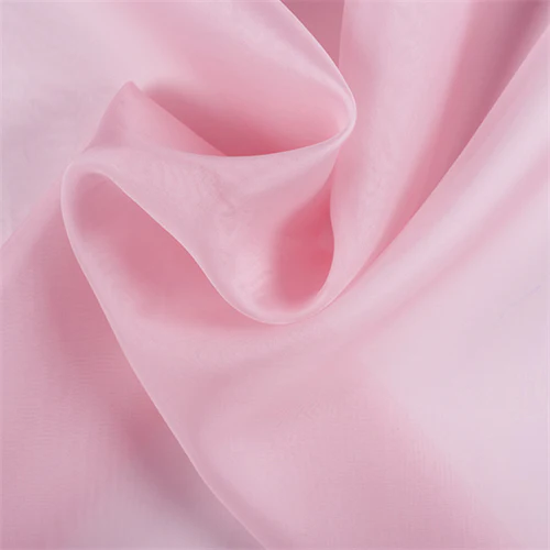 Runway Silks Bubble Gum Silk Organza Fabric - Reorderable