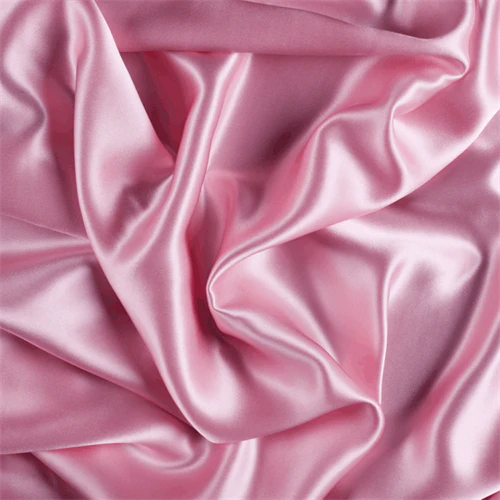 Runway Silks Bubble Gum Stretch Silk Charmeuse Fabric - Reorderable