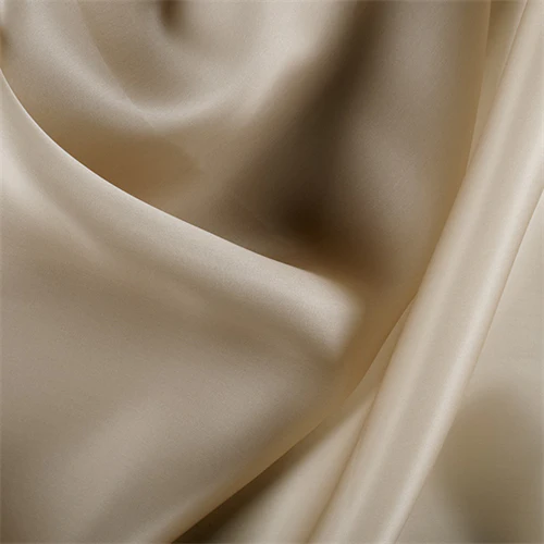Runway Silks Camel Silk Satin Organza Fabric - Reorderable