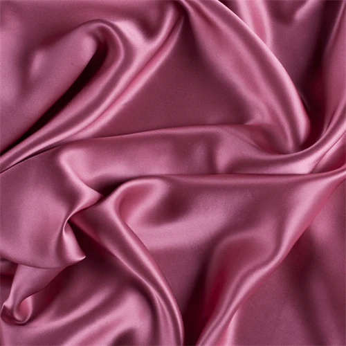Runway Silks Carnation Pink Stretch Silk Charmeuse Fabric - Reorderable