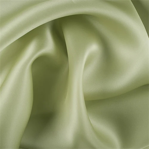 Runway Silks Celery Silk Satin Organza Fabric - Reorderable