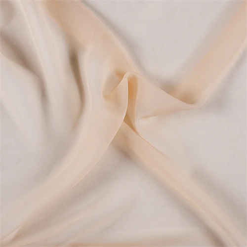 Runway Silks Champagne Silk Chiffon Fabric - Reorderable