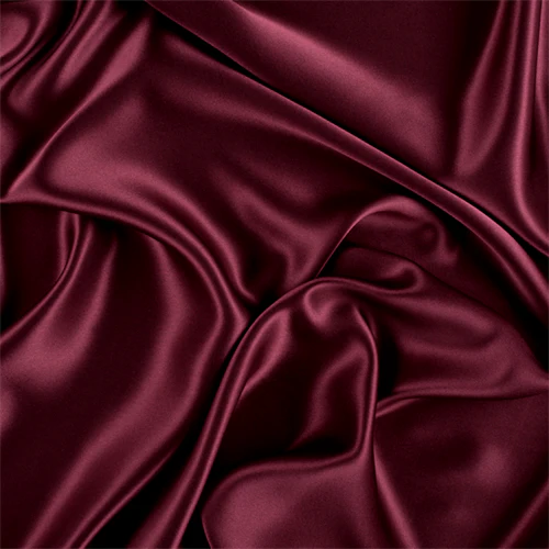 Runway Silks Dark Brick Red Silk Charmeuse Fabric - Reorderable
