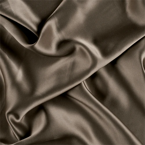 Runway Silks Dark Olive Silk Charmeuse Fabric - Reorderable