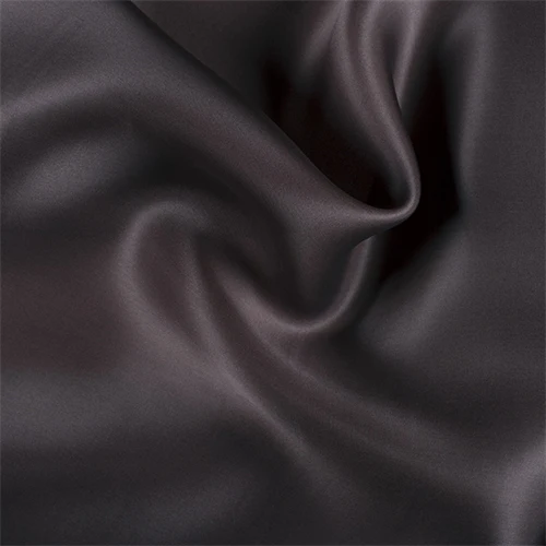 Runway Silks Espresso Silk Satin Organza Fabric - Reorderable