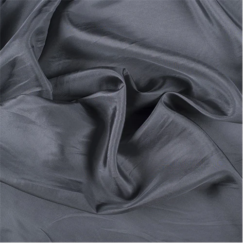 Runway Silks Gray Silk Crepe de Chine Fabric - Reorderable