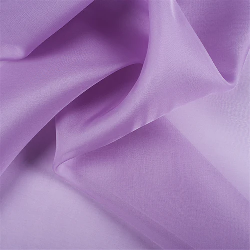 Runway Silks Lavender Silk Organza Fabric - Reorderable