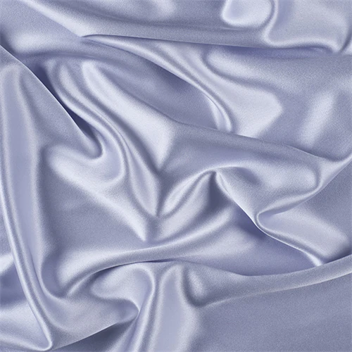 Runway Silks Light Blue Silk Crepe Back Satin Fabric - Reorderable