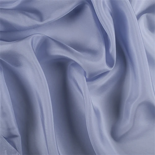 Runway Silks Light Blue Silk Habotai Fabric - Reorderable