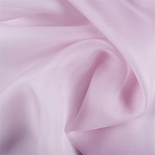 Runway Silks Light Orchid Silk Organza Fabric - Reorderable