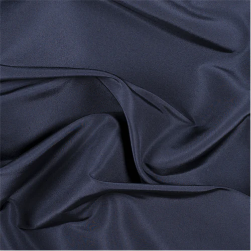 Runway Silks Midnight Navy Silk Faille Fabric - Reorderable