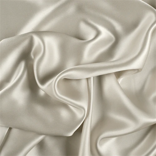 Runway Silks Pale Sage Stretch Silk Charmeuse Fabric - Reorderable