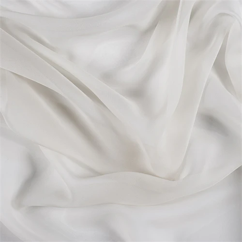 Runway Silks Pale Sage Wide Silk Chiffon Fabric - Reorderable