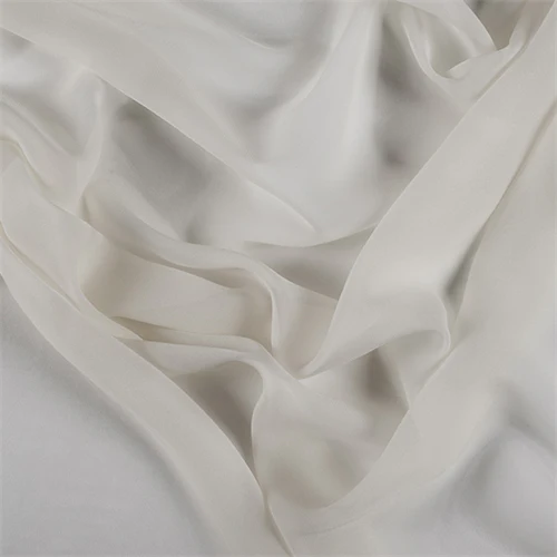 Runway Silks Pale Yellow Silk Chiffon Fabric - Reorderable