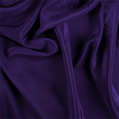 Runway Silks Purple Silk Crepe de Chine Fabric - Reorderable
