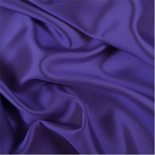 Runway Silks Purple/White Silk/Wool Gab - Reorderable