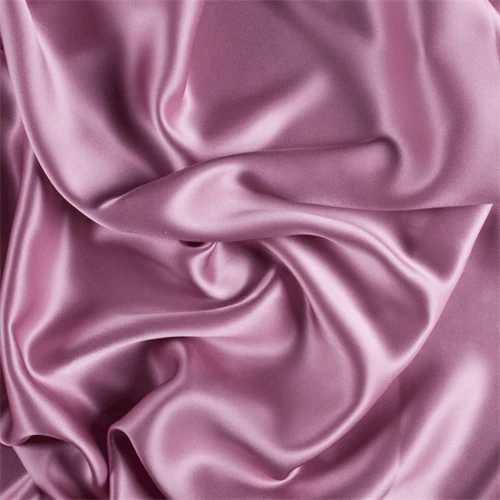 Runway Silks Rose Pink Stretch Silk Charmeuse Fabric - Reorderable