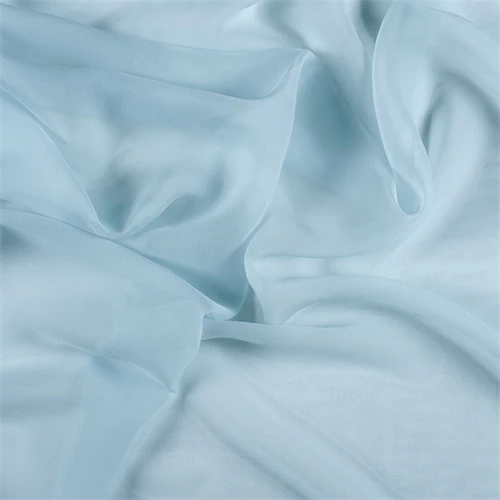 Runway Silks Seafoam Wide Silk Chiffon Fabric - Reorderable