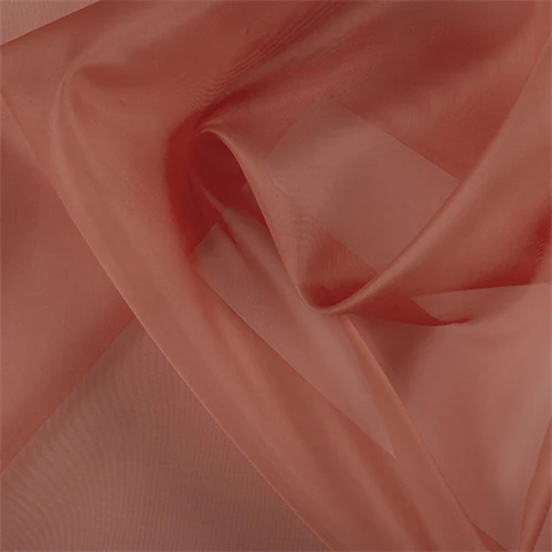 Runway Silks Tangerine Silk Organza Fabric - Reorderable