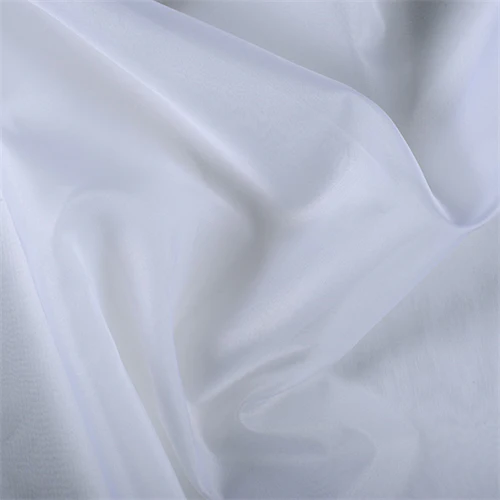 Runway Silks White Silk Organza Fabric - Reorderable