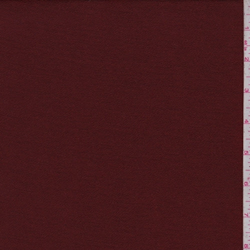 Rust Red Techno Crepe Knit Fabric