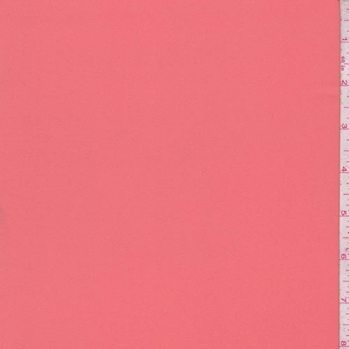 Salmon Orange Crepe Georgette Fabric