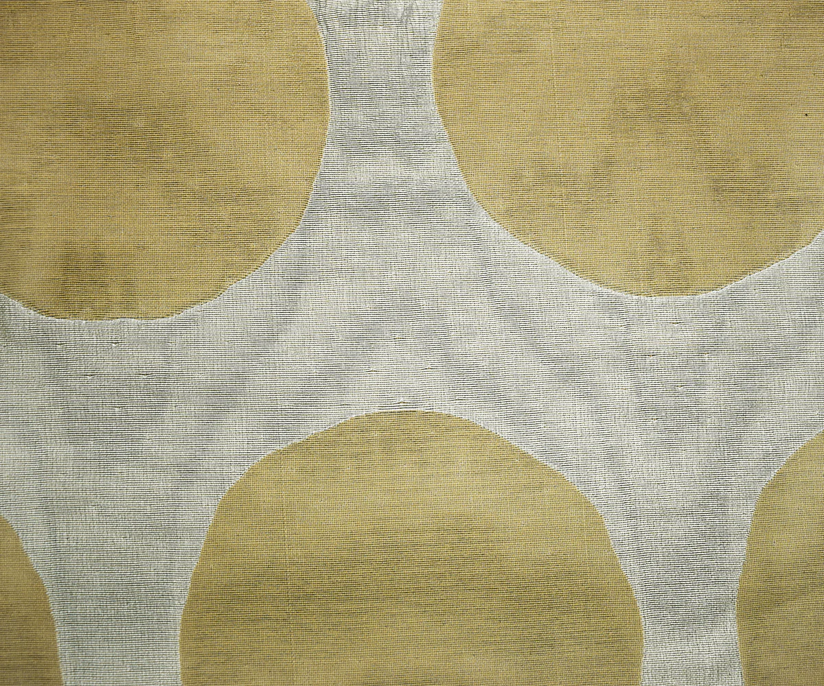 Silver/Beige Dot Jacquard Home Decorating Fabric - Image 4