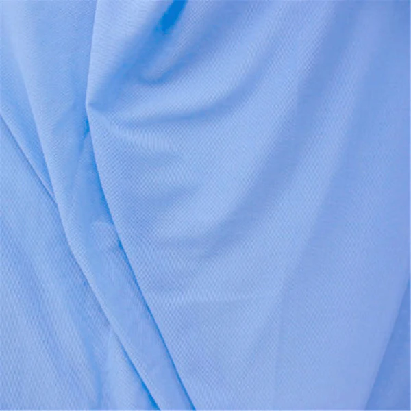 Sky Blue Stretch Mesh Bolt Fabric