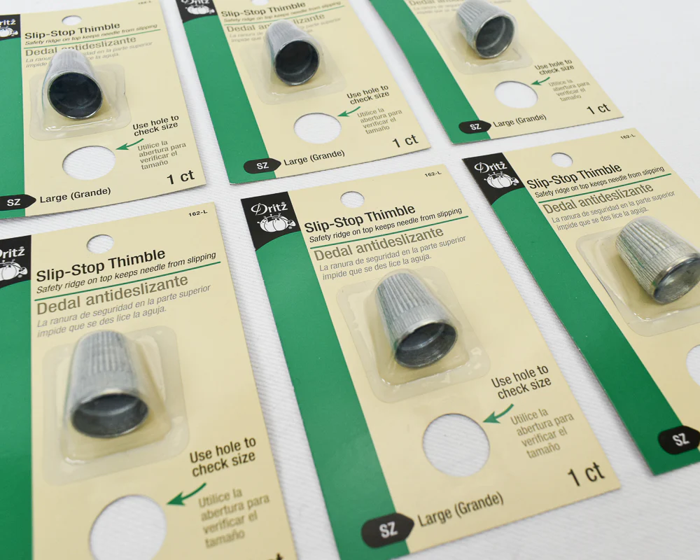 Slip-Stop Thimble - size Large - Dritz for Quilting and Sewing 1 piece - Image 2