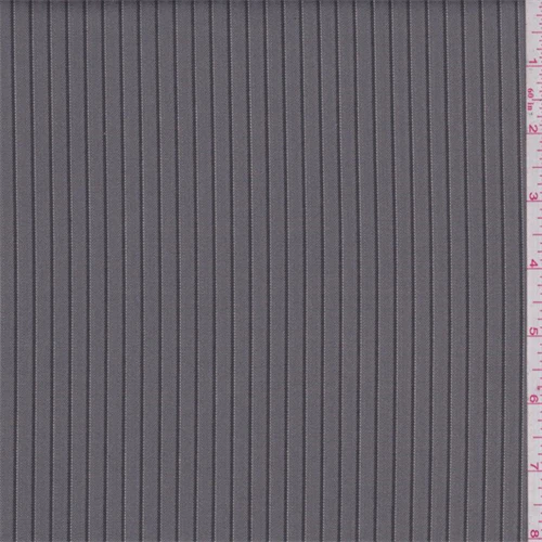 Steel Grey/Forest Stripe Suiting Fabric