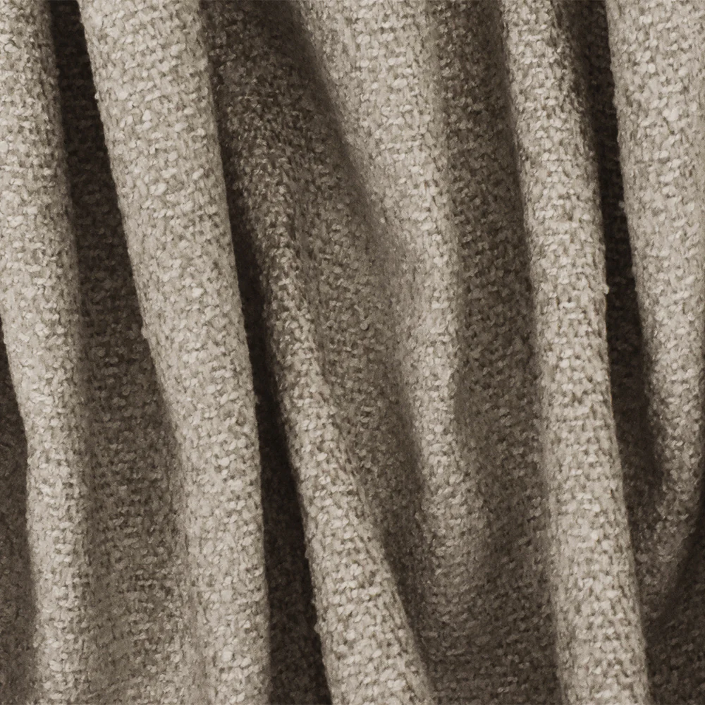 Taupe Brown-Beige Texture Poly Chenille Dobby Home Decorating Fabric - Image 2