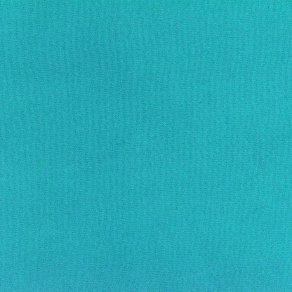 Turquoise Solid Polyester Broadcloth Woven Fabric - Image 4