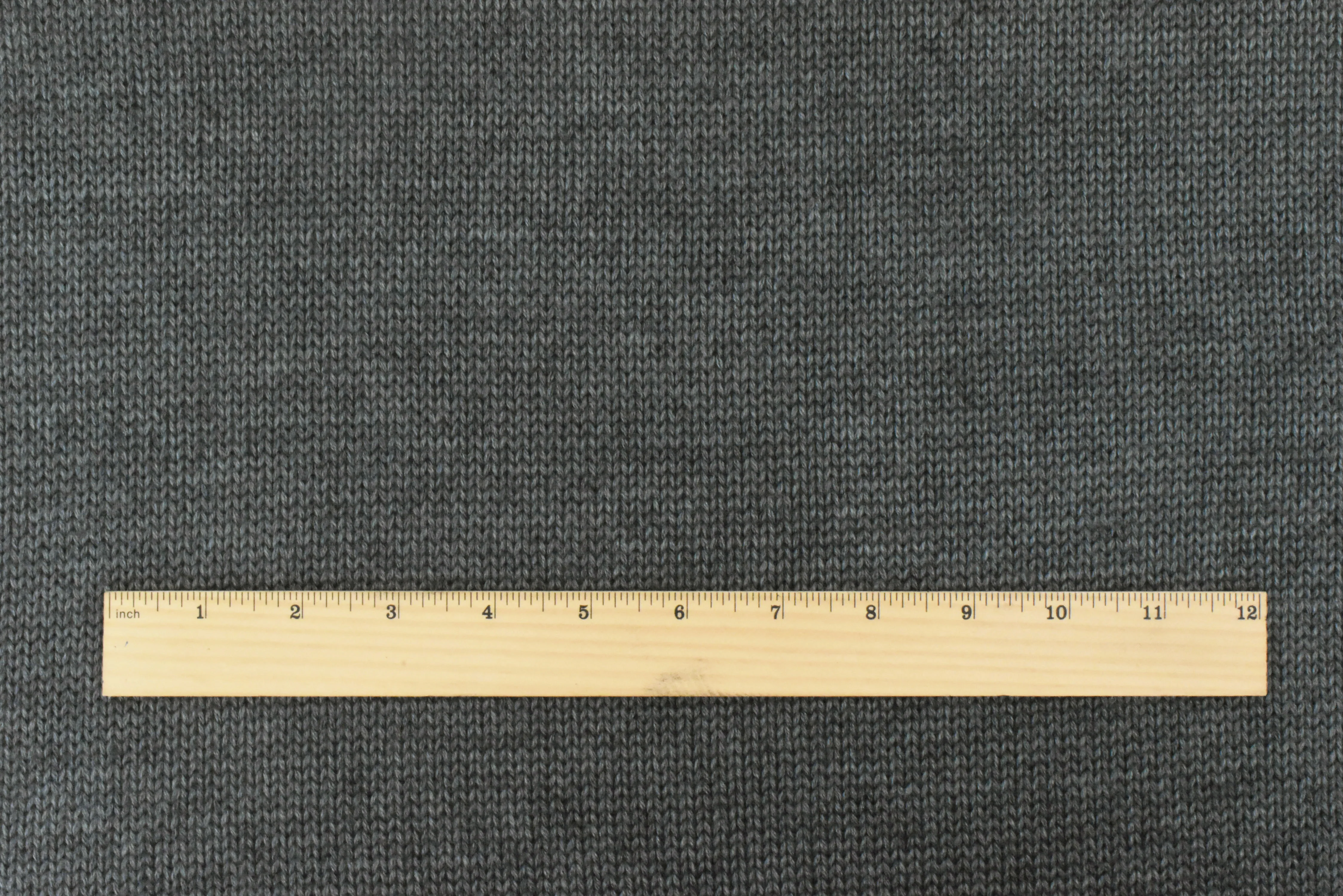 Warm Gray Solid Acrylic-Wool Jersey Sweater Knit Fabric - Image 5