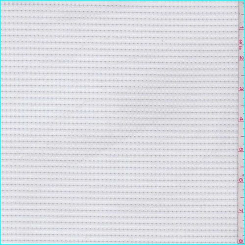 White Stretch Mesh Fabric