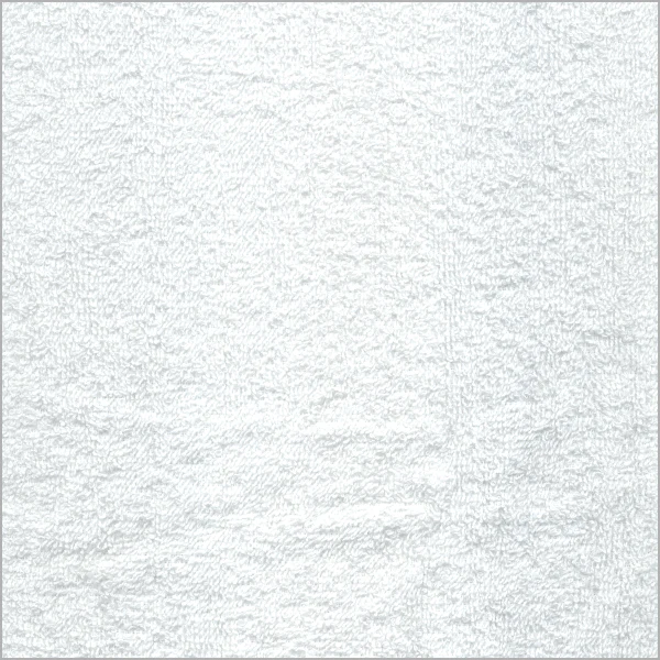 White Terry Velour Fabric - Reorderable