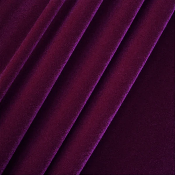 Wine Stretch Velvet Bolt Fabric
