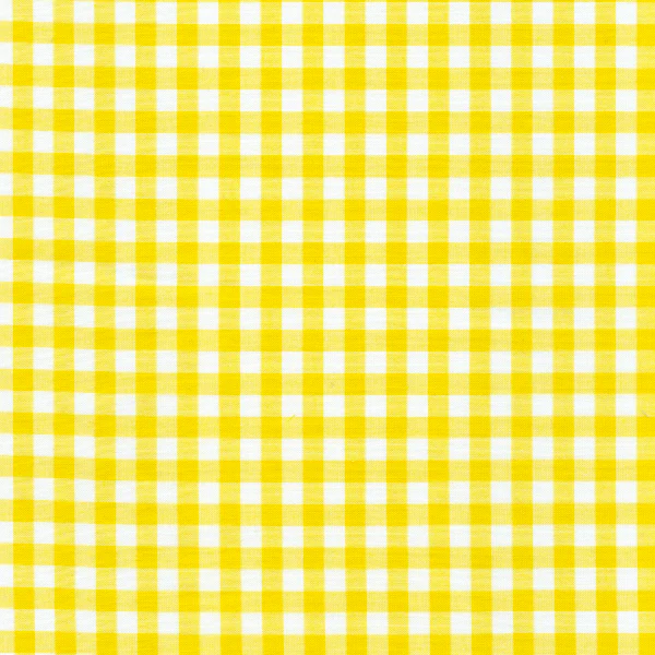 Yellow 1/4 Inch Gingham Fabric - Reorderable