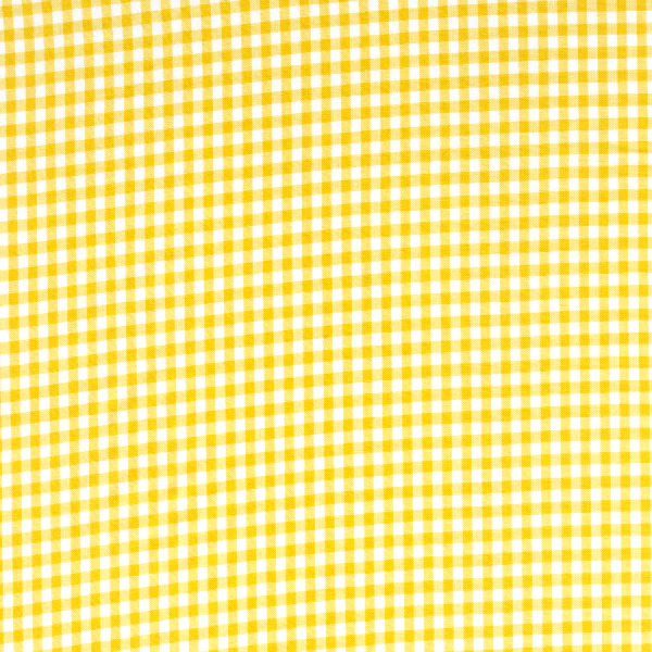 Yellow 1/8 Inch Gingham Fabric - Reorderable