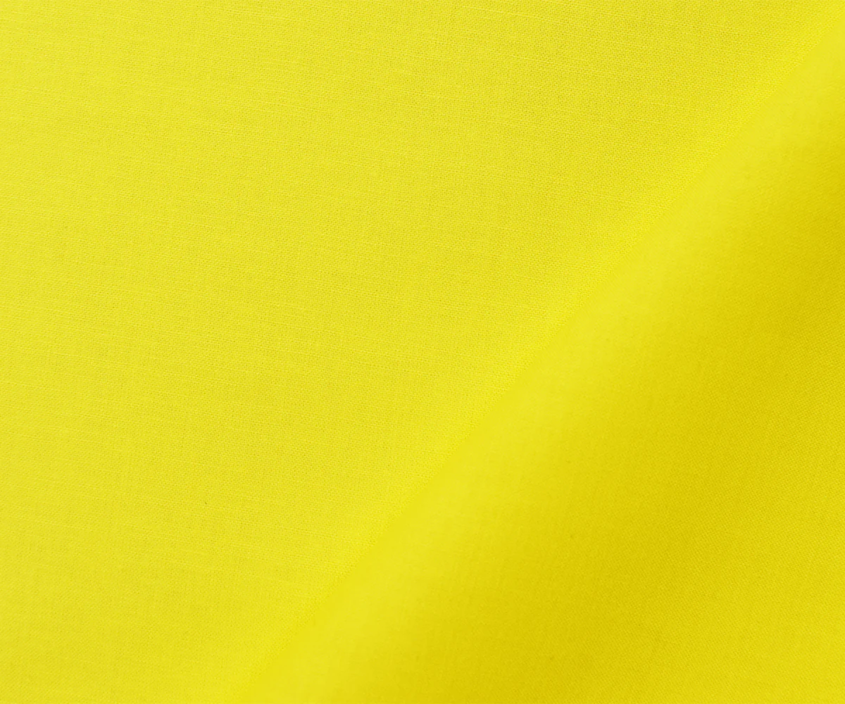 Yellow Cotton Solid Quality Quilting Woven 10 YD Bolt Fabric - Image 2