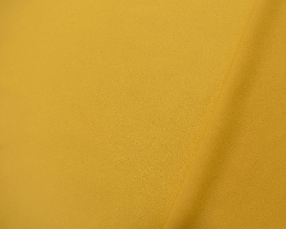 Yellow Poly Momie Crepe Georgette Woven Fabric - Image 2