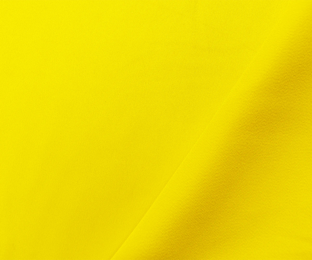 Yellow Poly Stretch Spandex Lamour Solid Satin Woven Fabric - Image 2
