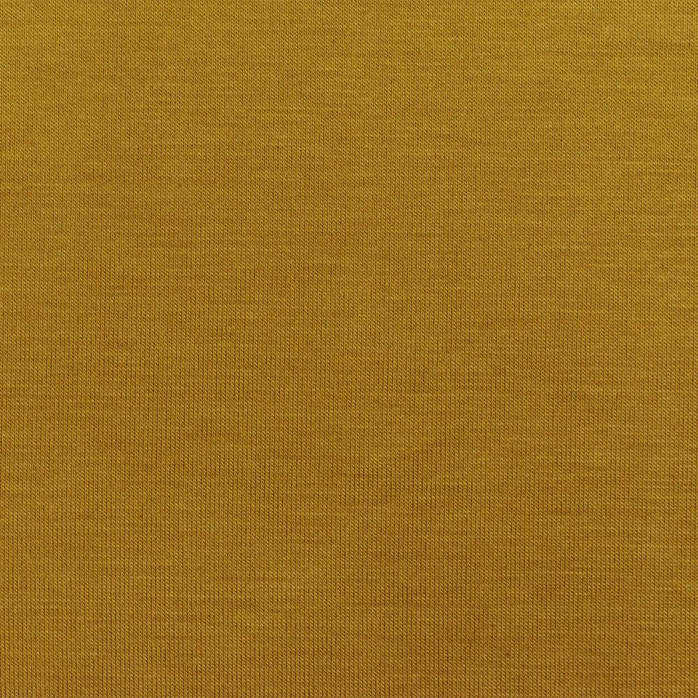 Yellow Solid Stretch Spendex Rayon Modal Jersey Knit Fabric - Image 4